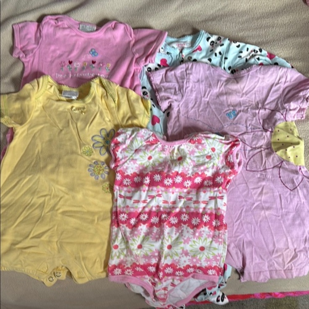 Baby Onesie Bundle - Floral and Animal Prints